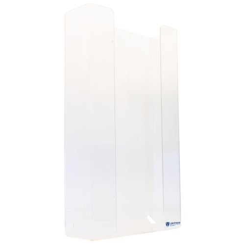 Portatapañuelos para Caja de Guantes, Transparente, Acrílico, Quad